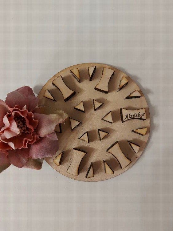ŠABLONA 2 pro ruličky na víko - průměr 12 cm