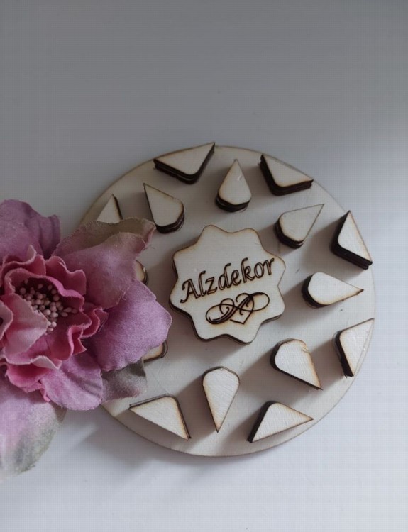 ŠABLONA 1 pro ruličky na víko - průměr 12 cm