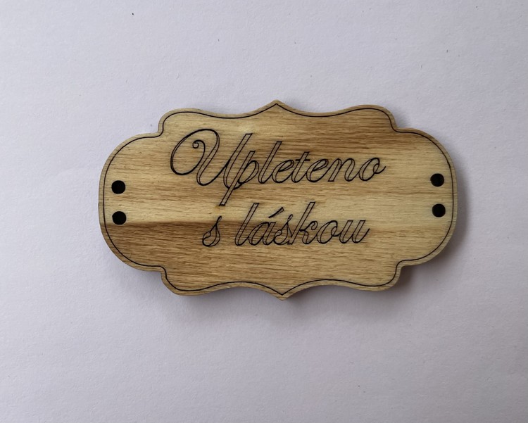 Cedulka - Upleteno s láskou 