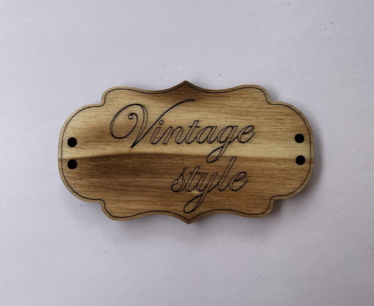 Cedulka - vintage