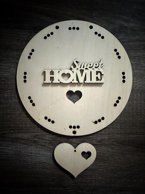 ŠABLONA pro pletení věnce - sweet home